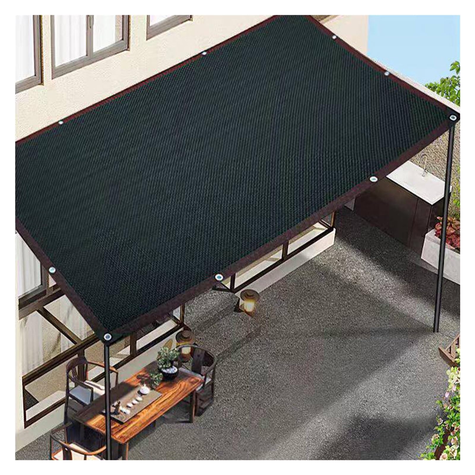 Pergola Et Poulailler Filet D'ombrage Optimal pour La Croissance des Plantes Pare-Soleil Résistant Aux UV pour Jardin, Balcon Et Toit Extérieur Toile D'ombrage