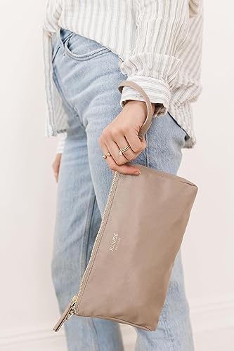 Miniatura 5 de JuJuBe Juego de bolsas de 3 piezas, bolsas grandes, medianas y pequeñas, bolso convertible a pequeño con correa cruzada, perfecto para viajes, gris
