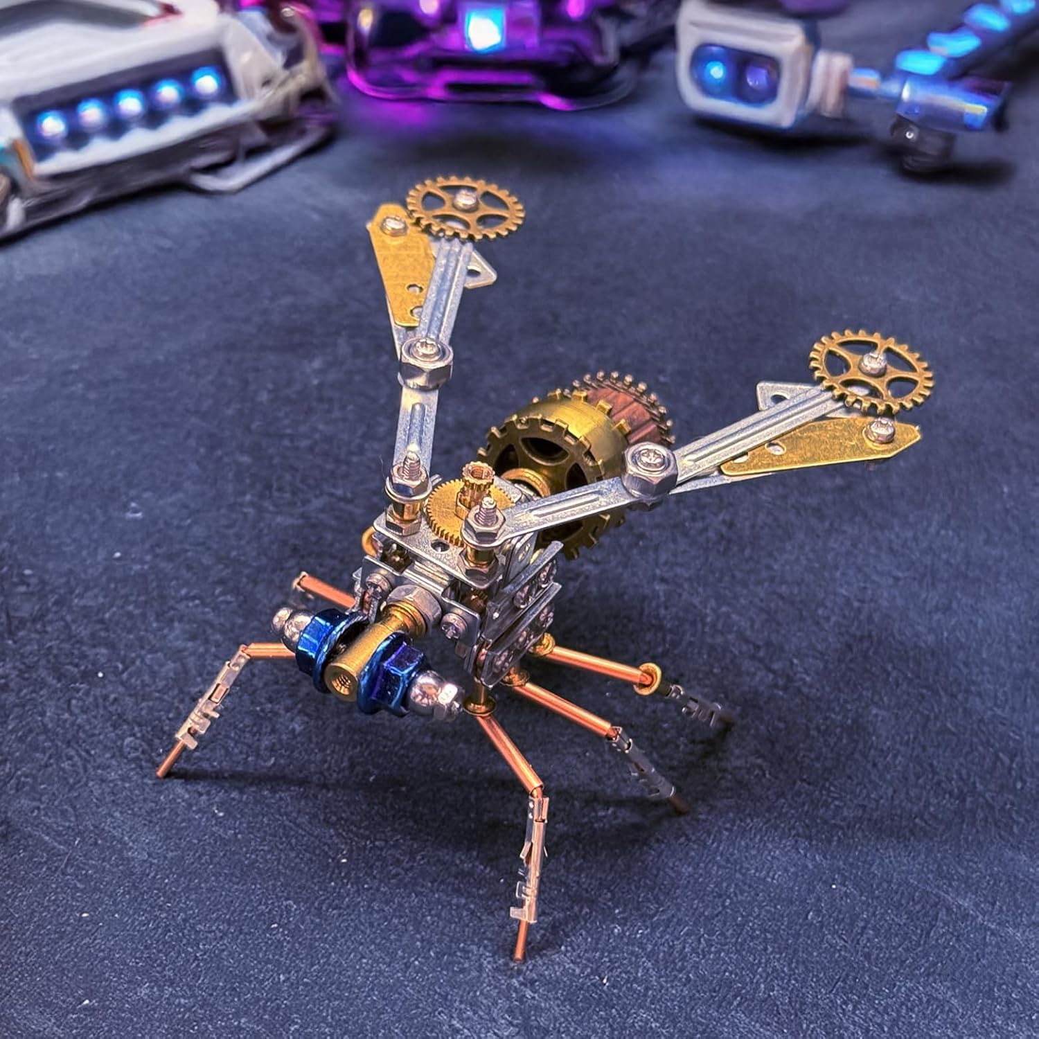3D Metal Model Kits Insect Bug Mechanical Steampunk Science Kit Metal Building DIY Projects Arts and Crafts Hobby Kits Gift Ideas for Birthday & Christmas (Mechanical Insect)