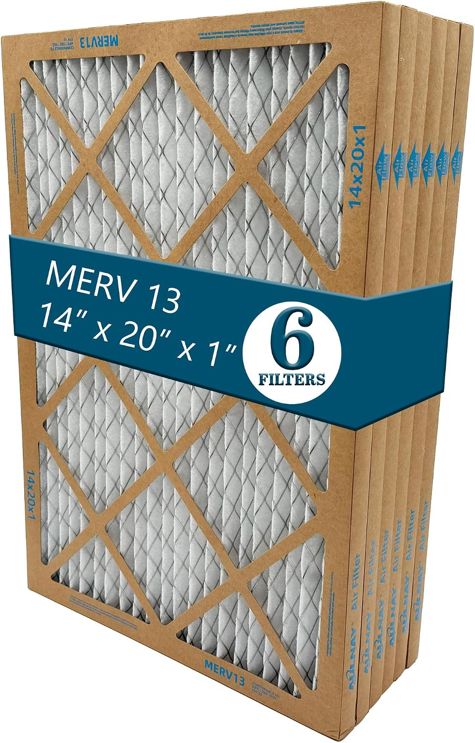 Furnace Ac Air Filter Merv 13 14 X 20 X 1 Pleated Air Filter For 