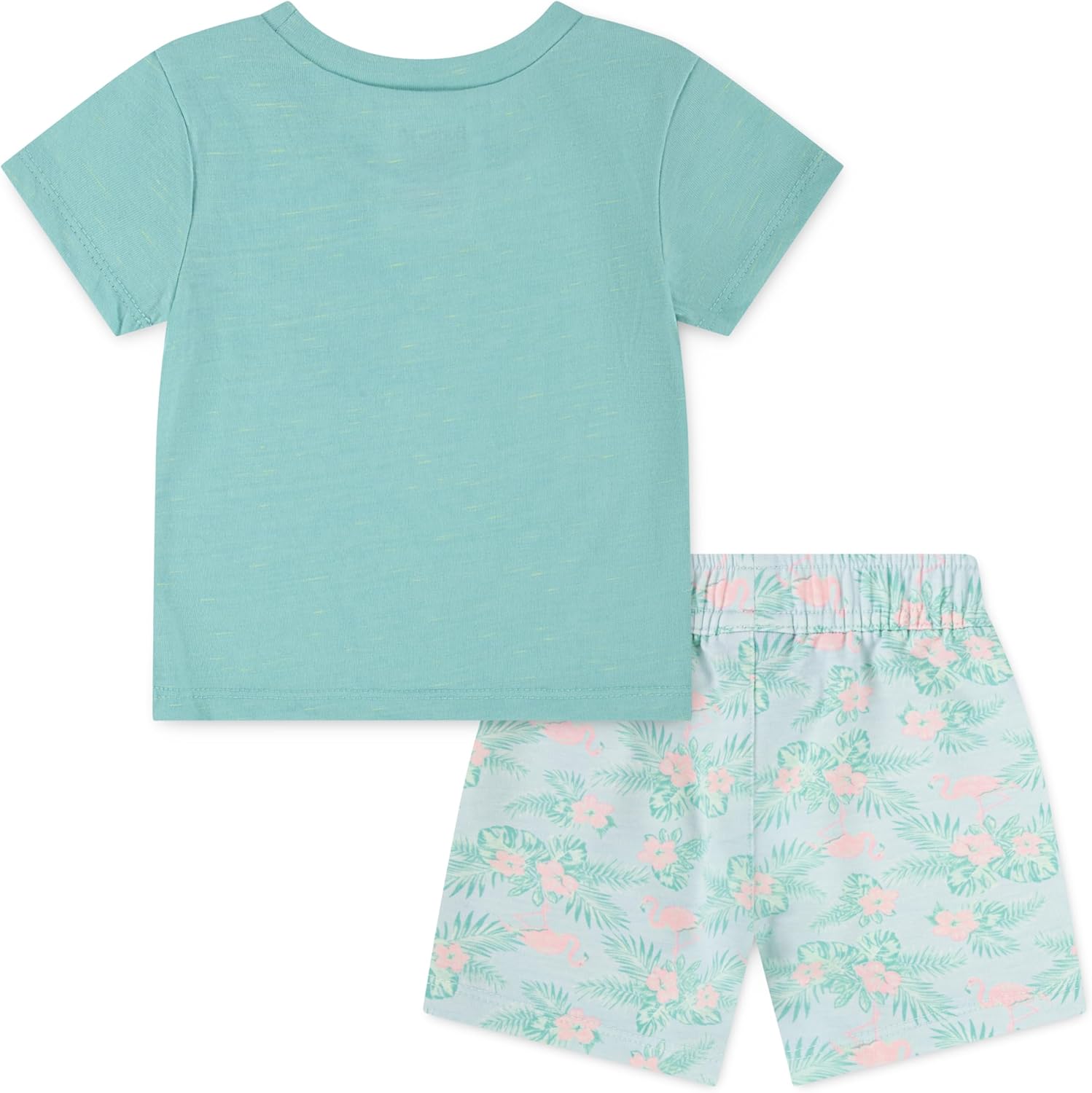 Hurley Baby and Toddler Boys' Soft Basic Cloud Slub T-Shirt and Shorts 2-Piece Outfit Set - Image 2
