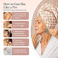 Vista 8 de Kitsch Herramientas faciales Gua Sha de acero inoxidable - Herramienta Guasha para cara, herramienta de escultura facial, moldeador de mandíbula