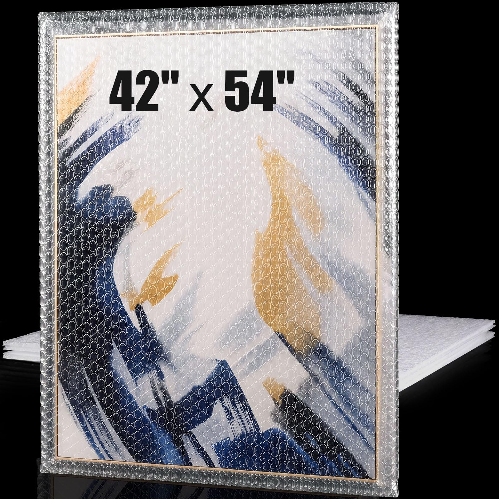 Dunzoom 2 Pack 42 * 54 Inch Extra Large Bubble Pouches for Packing Shipping