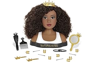 Naturalistas Dayna Deluxe Crown and Curls Fashion Styling Head: The Ultimate Tool for Hairstyle Experimentation