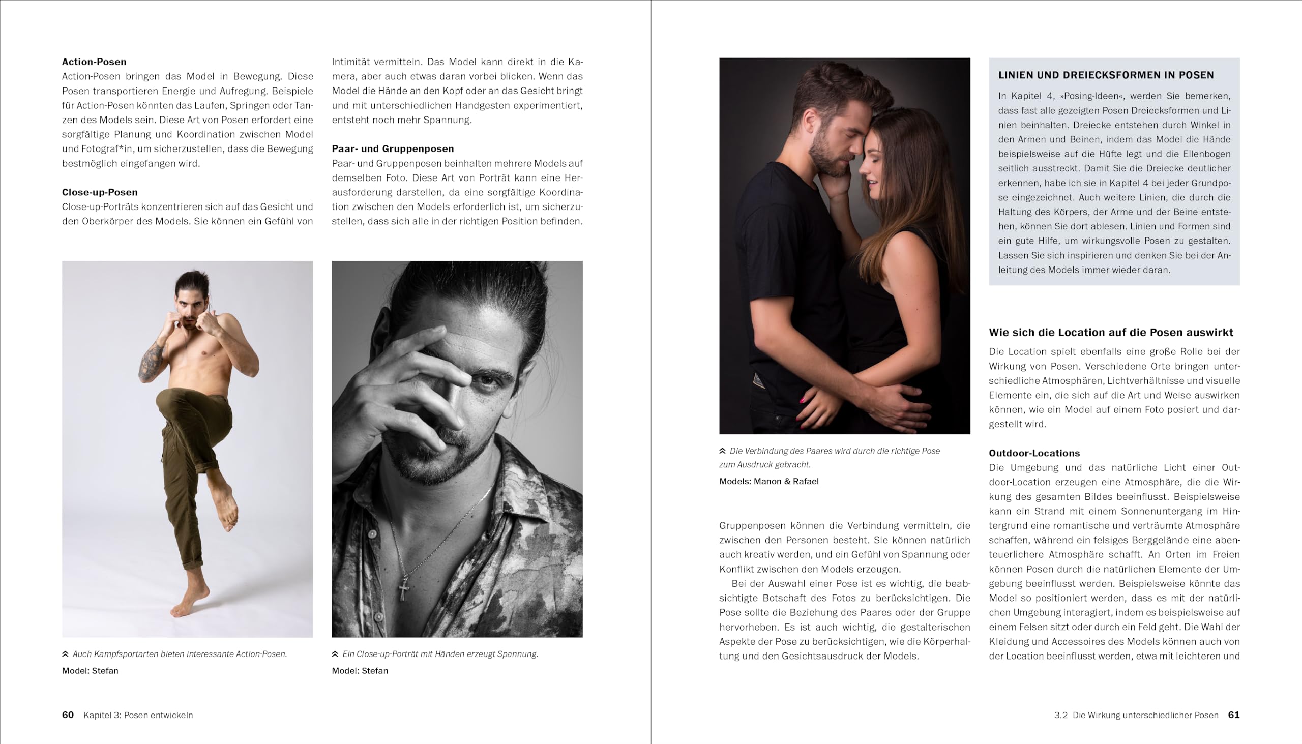 Posing: Das Handbuch für Fotograf*innen. Porträt-Ideen entwickeln und Models anleiten: Posen für Frauen, Männer, Paare, Kinder und Familien