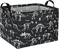 Vista 33 de HIYAGON - Cesta de Animales del Bosque Rectangular, Cesta de Almacenamiento para Bebé, Caja Organizadora de Almacenamiento, Caja de Decoración