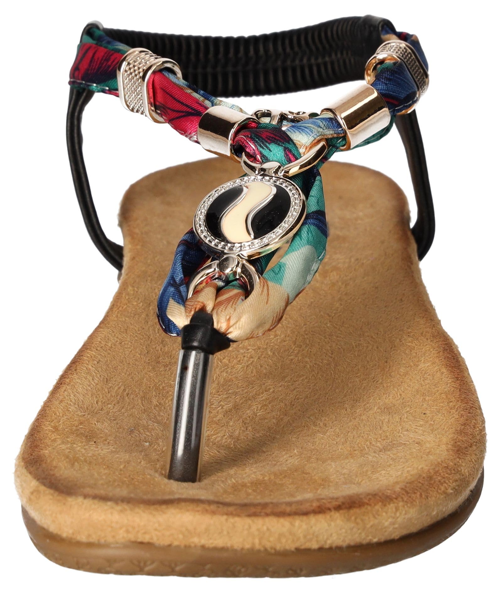 2Go Fashion Damen 8018-805 Flache Sandale