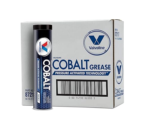 Valvoline Cartucho de grasa Cobalt #2 Heavy Duty (HD) de 14.1 onzas, caja de 10