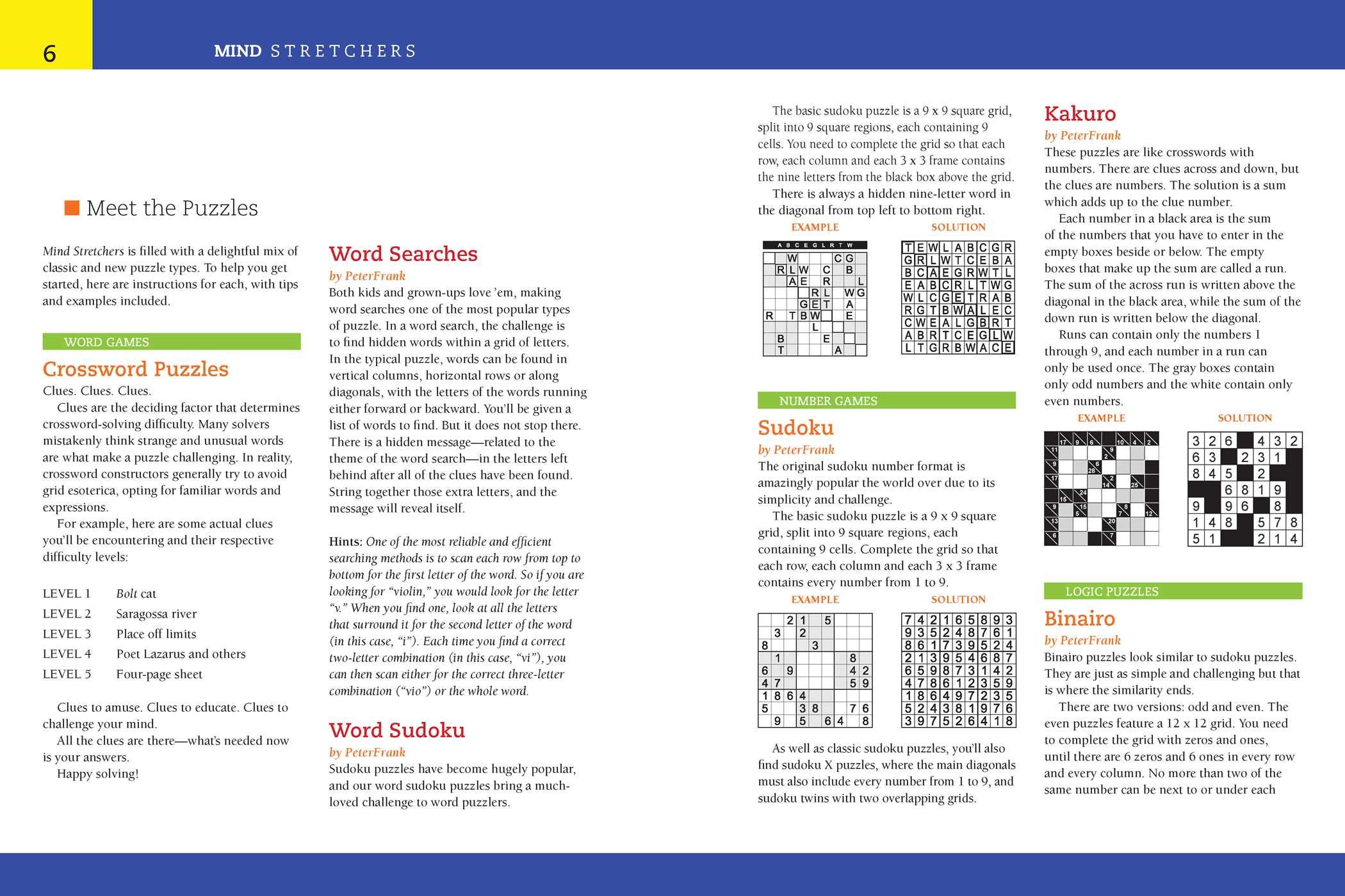 Mind Stretchers: Sudoku, Crosswords, Word Searches, Logic Puzzles & Surprises! (1)