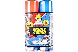 Giggle String 2-Pack: The Ultimate Silly String Extravaganza!