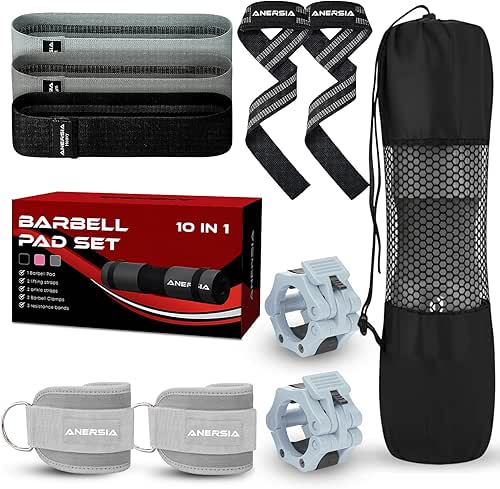 11-Piece Barbell Pad Set – Squat Pad Cushion for Hip