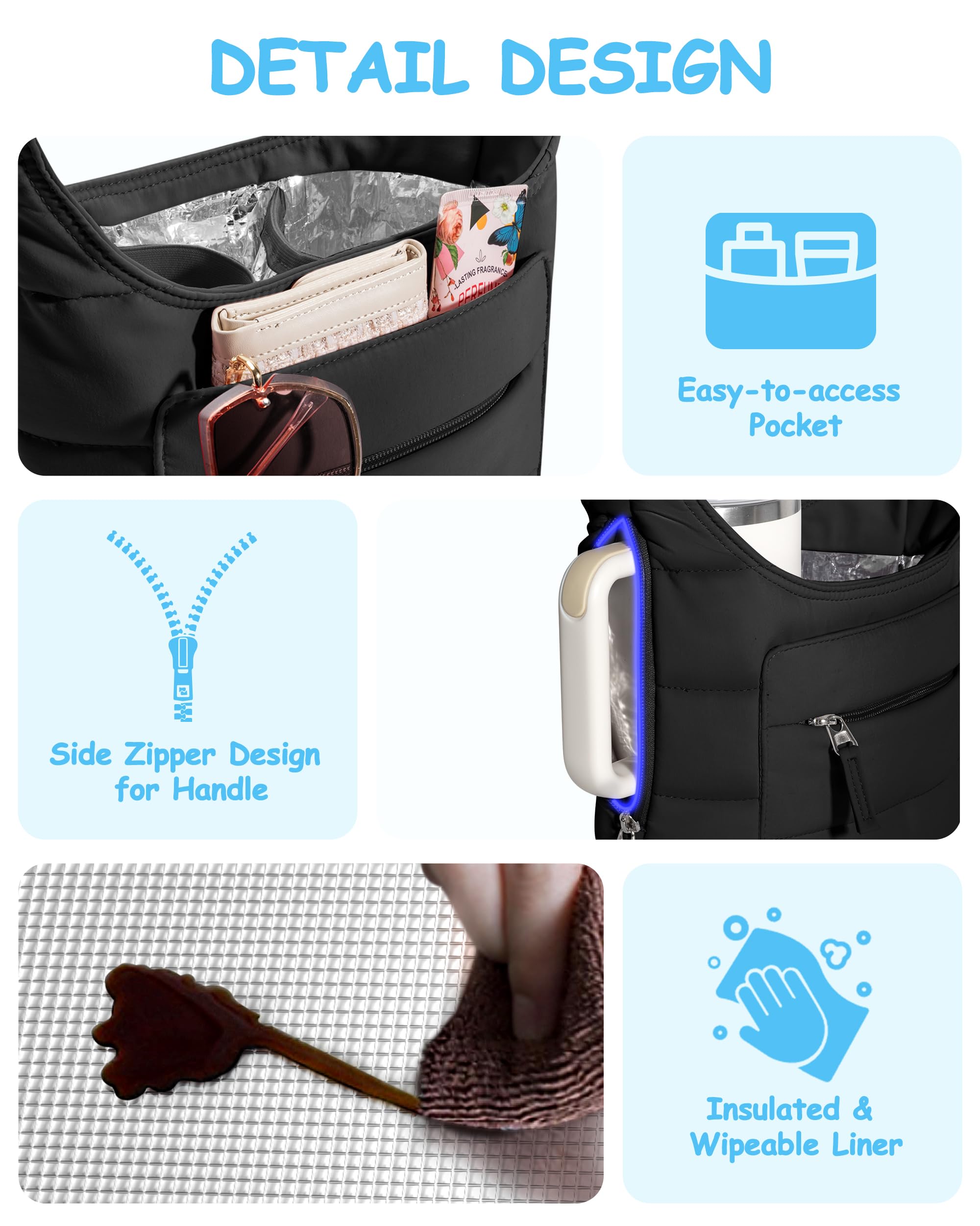 Soporte para botella de agua con correa para 2 tazas, bolsa para botella de agua con bolsillo para teléfono, bolsa de transporte para vasos para caminar, senderismo, camping