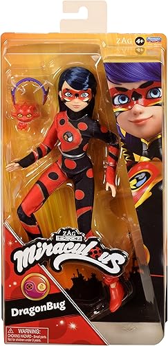 Vista 4 de BANDAI Milagrosa mariquita y gato negro juguetes Dragon Bug Fashion 10.2 in muñeca