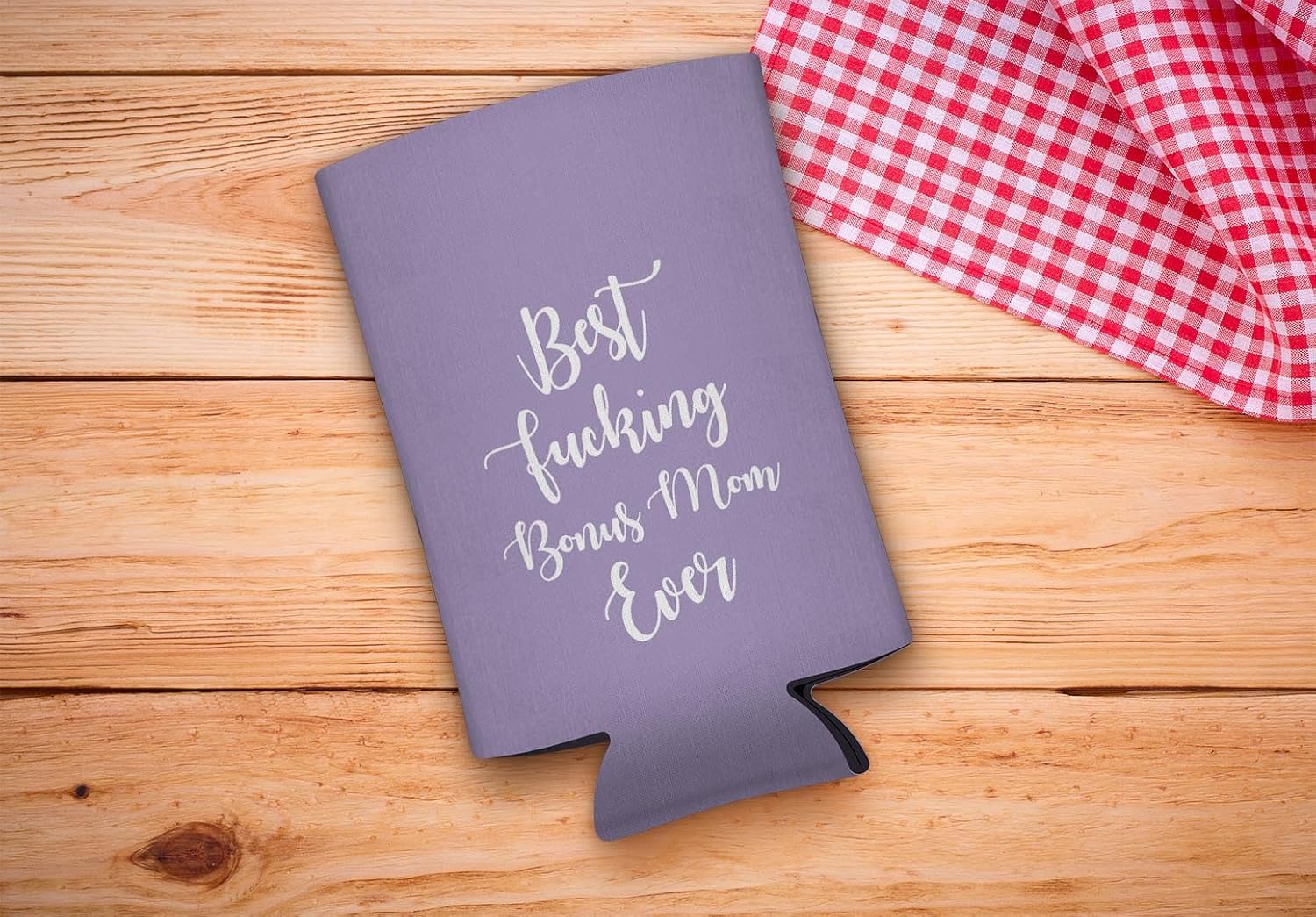 Funny Gift For Step-Mom The Best F-ing Step-Mom Ever 12-Pack Ultra Slim Can Thermocoolers