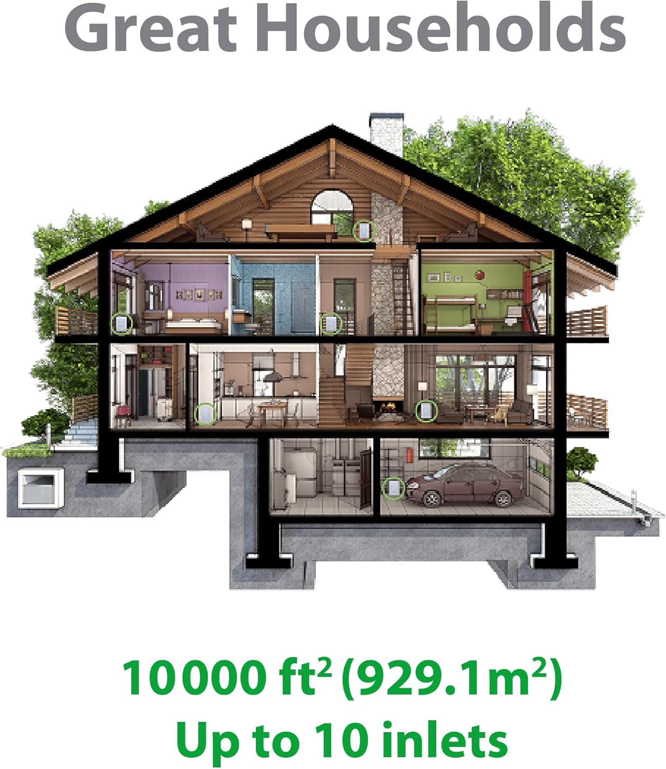 The OVO 35L Hybrid Central Vacuum System for Large Homes