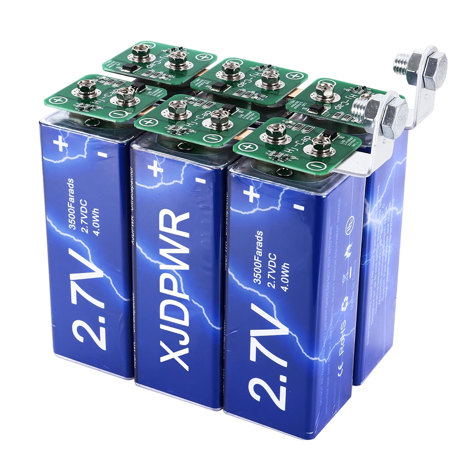 16v 583F Super Capacitor Bank 2.7v 3500Farad Car Audio