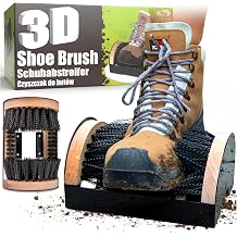 SULPO Outdoor Shoe Scraper with Concrete Screws - Foot Scraper Outdoor - Weatherproof Shoe Brush Ideal for Garden Workshop or Construction Site - Robust Shoe Cleaning Brush for Outdoor and Indoor Use