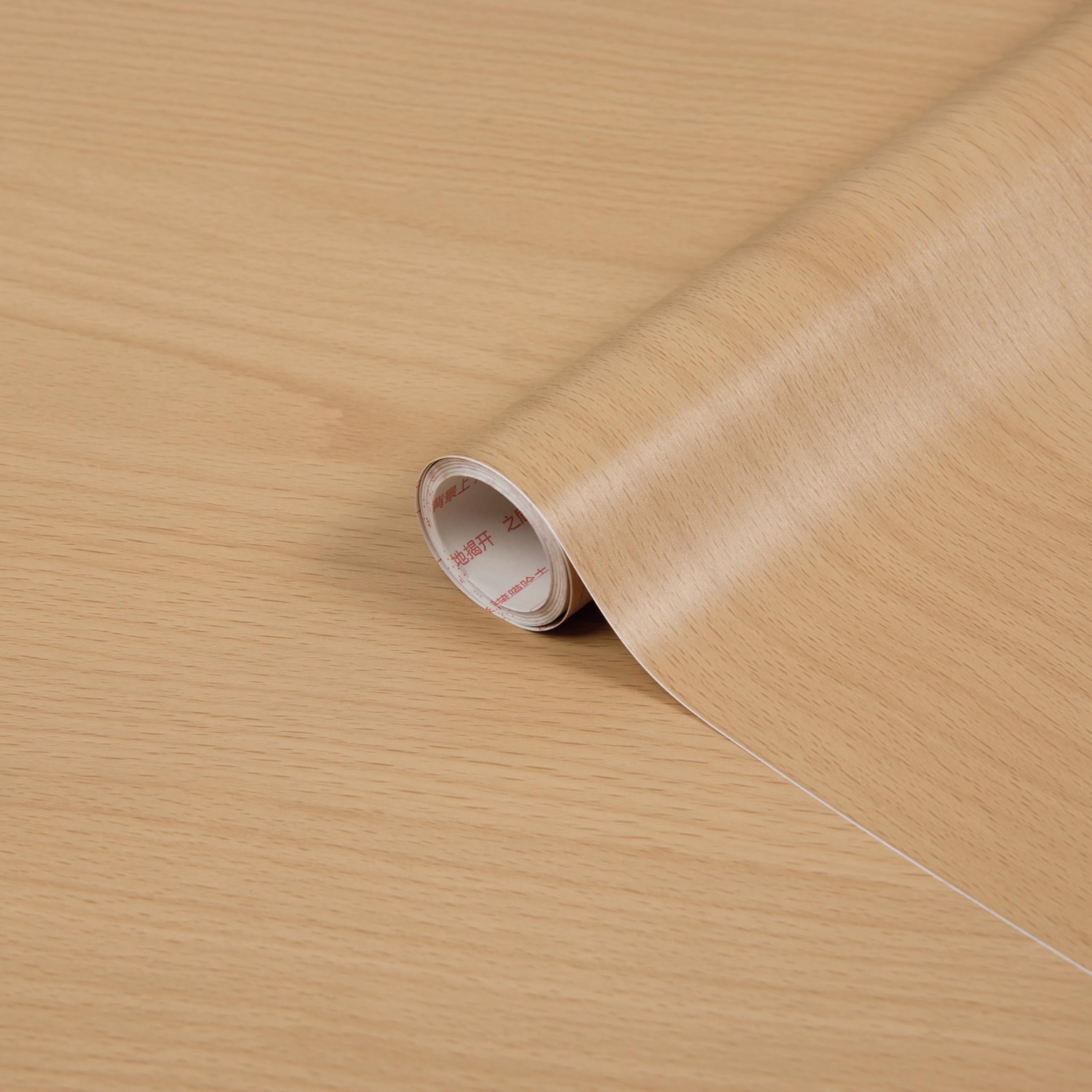 d-c-fix vinyl wrap Tyrol beech wood effect 67,5 cm x 2 m - sticky back plastic roll for furniture, kitchen & cupboards - contact paper sticker self adhesive film