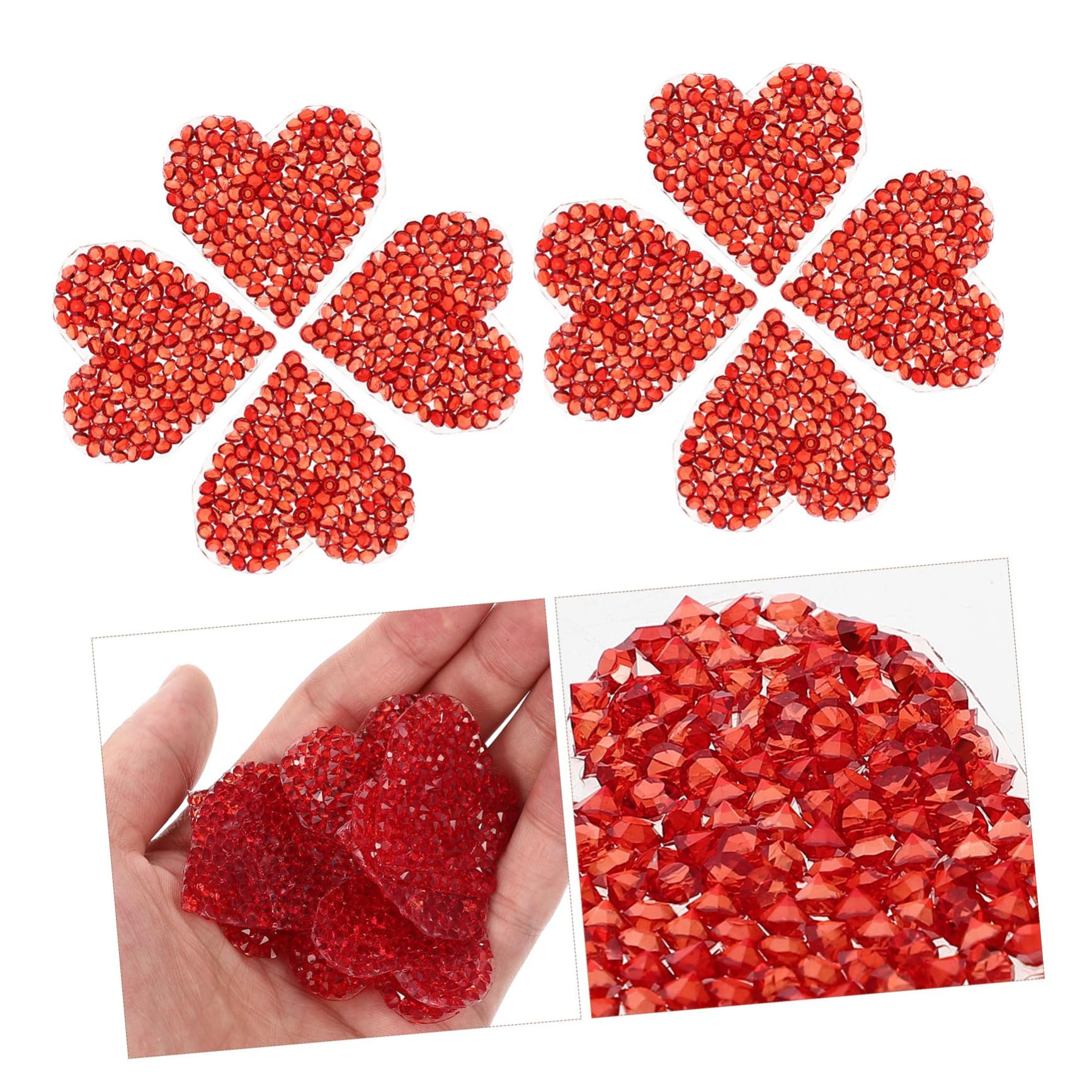STOBOK 72piezas Parches Decorativos De Corazón Para Ropa y Accesorios Parches Para Vestidos Mochilas y Gorras Para Reparación y Embellecimiento