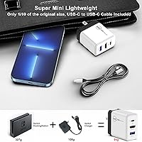 Vista 6 de Switch Dock Cargador para Nintendo SwitchOLED, estación de acoplamiento de TV portátil para Nintendo Switch 4K 60Hz HDMIUSB2.0PD Puertos de carga