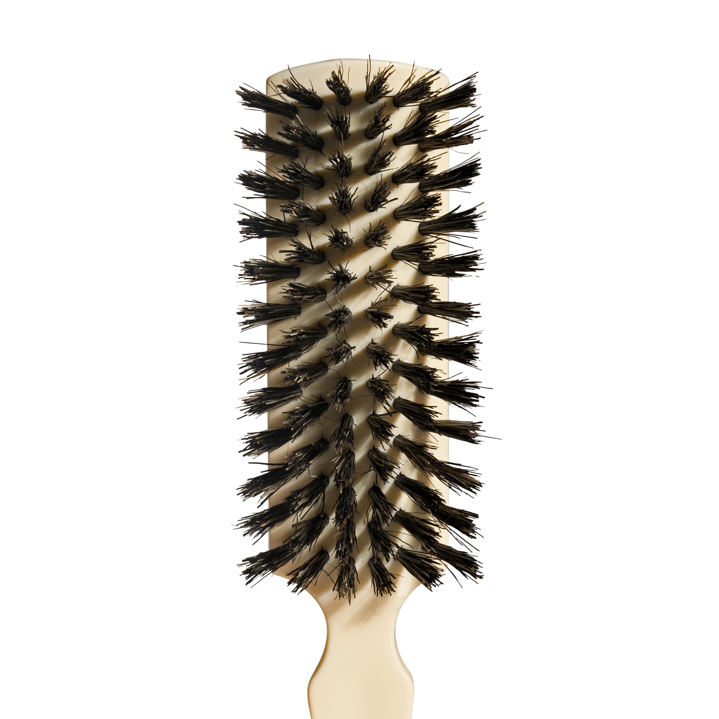 Fuller Brush Błyszcząca profesjonalna szczotka do włosów – wysokiej jakości 6-rzędowa szczotka do stylizacji włosów i Volumizer z naturalnym włosiem dzika do wygładzania prostych, krótkich lub cienkich włosów