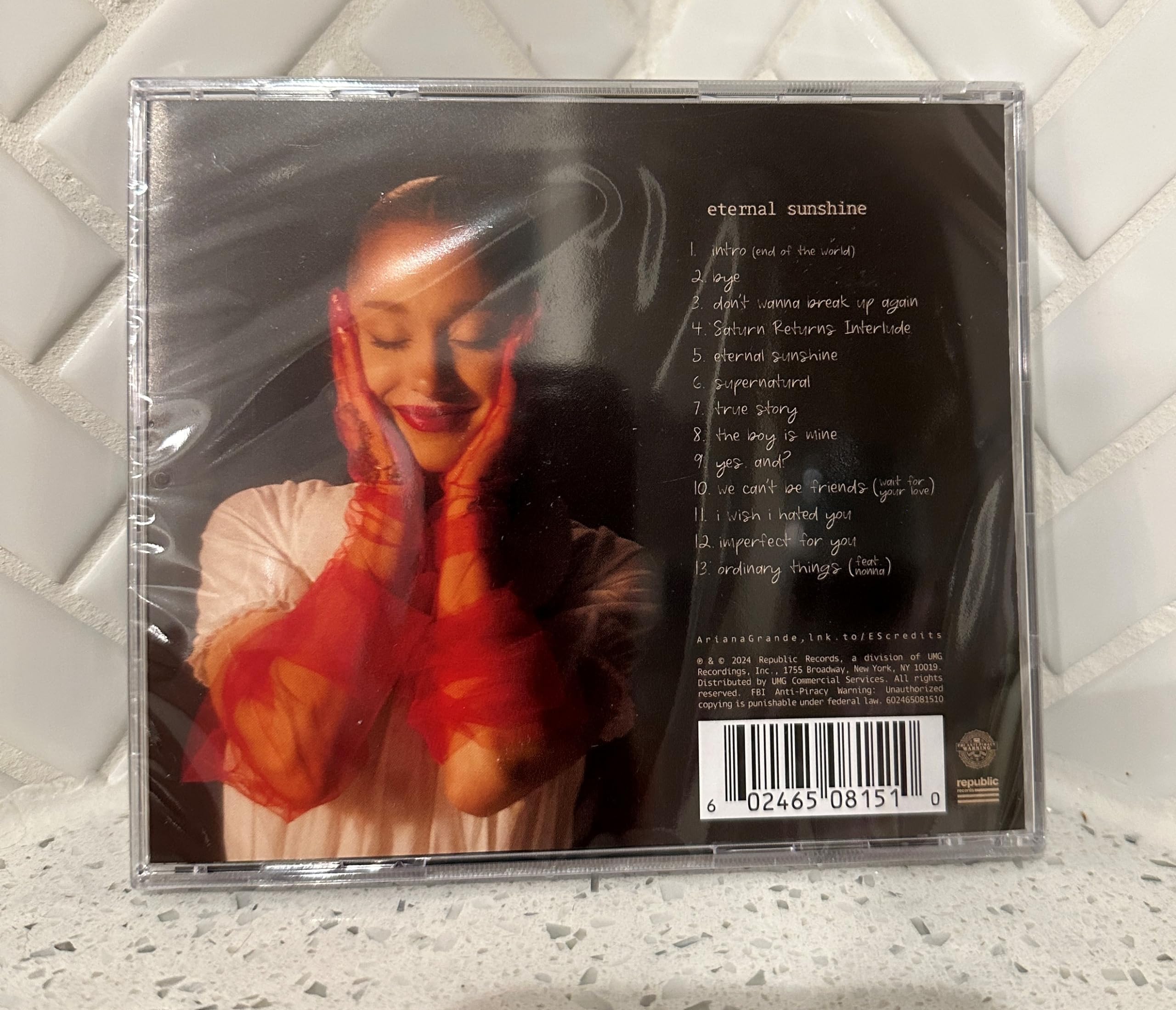 Ariana Grande - Eternal Sunshine Hand Signed Autographed