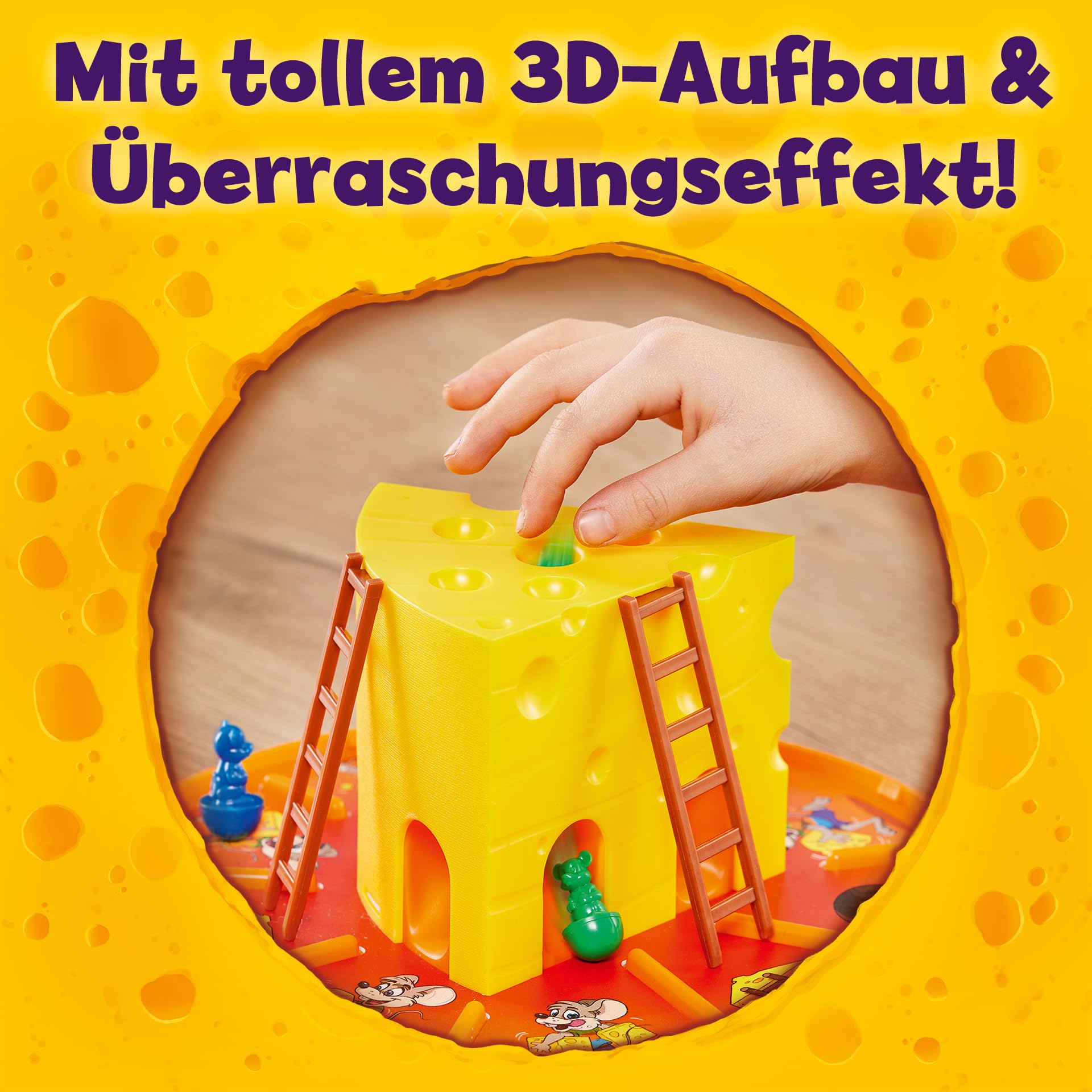 Ravensburger Kinderspiele 24562 - Max Mäuseschreck - Würfelspiel für 2 bis 4 Spieler, Kinderspiel ab 4 Jahren