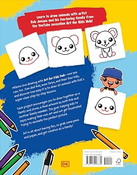 Draw with Art for Kids Hub Animals Paperback Jensen, Rob Art for Kids Hub