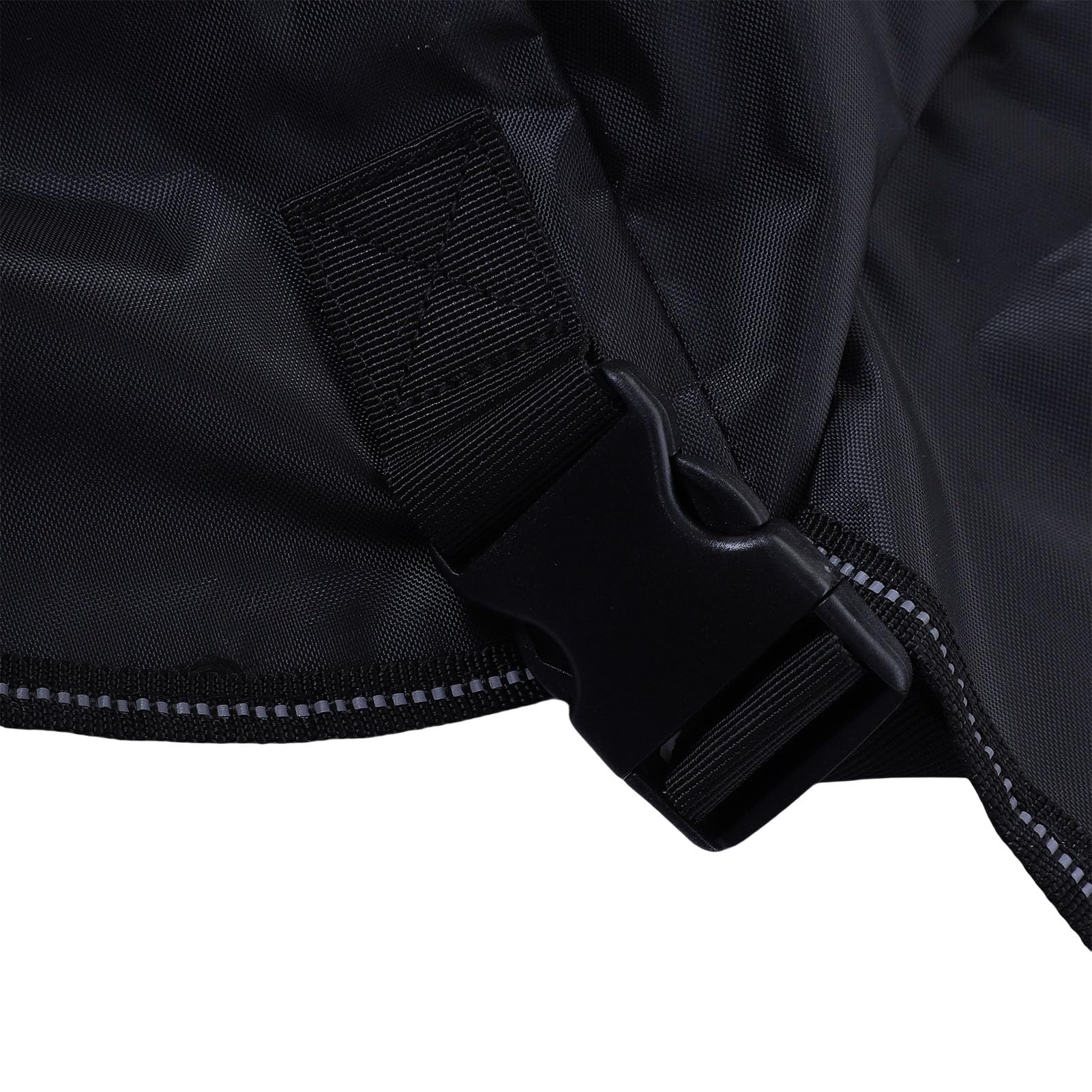 EMUKOEP Couverture de Protection des Jambes de Moto d'hiver, Couverture Coupe-Vent pour Scooter, Doublure Chaude Noire