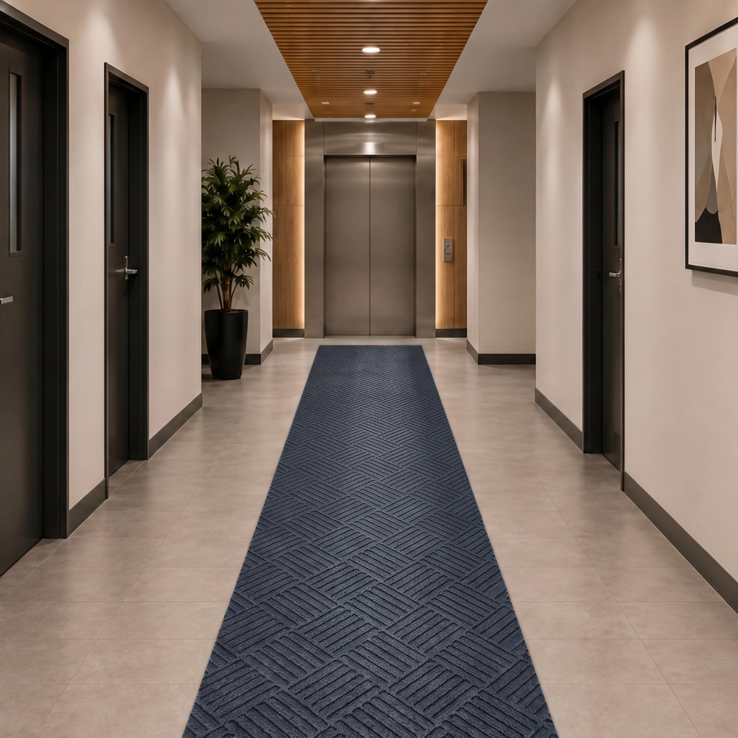Ottomanson 3x9 Runner Rug – Heavy Duty Commercial Floor Mat, Rubber Backed — Amazon image 11