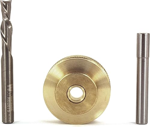 Whiteside Juego de incrustaciones de latón macizo, 14" D, #9501