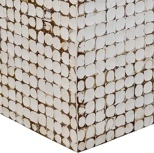 Miniatura 54 de East at Main Mesa auxiliar cuadrada – 16.6 pulgadas de ancho x 16.6 pulgadas de alto, sala de estar, entrada, espacios pequeños, mesa de decoración