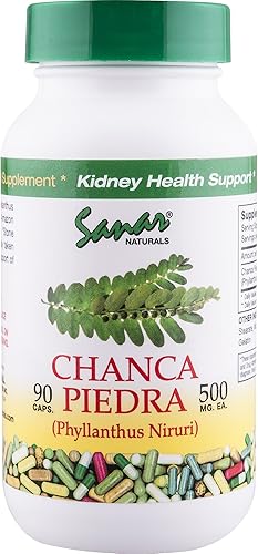 Sanar Naturals Chanca Piedra, 90 cápsulas - Stone Breaker Extra Strength - Desintoxicación natural y disolvente de piedras