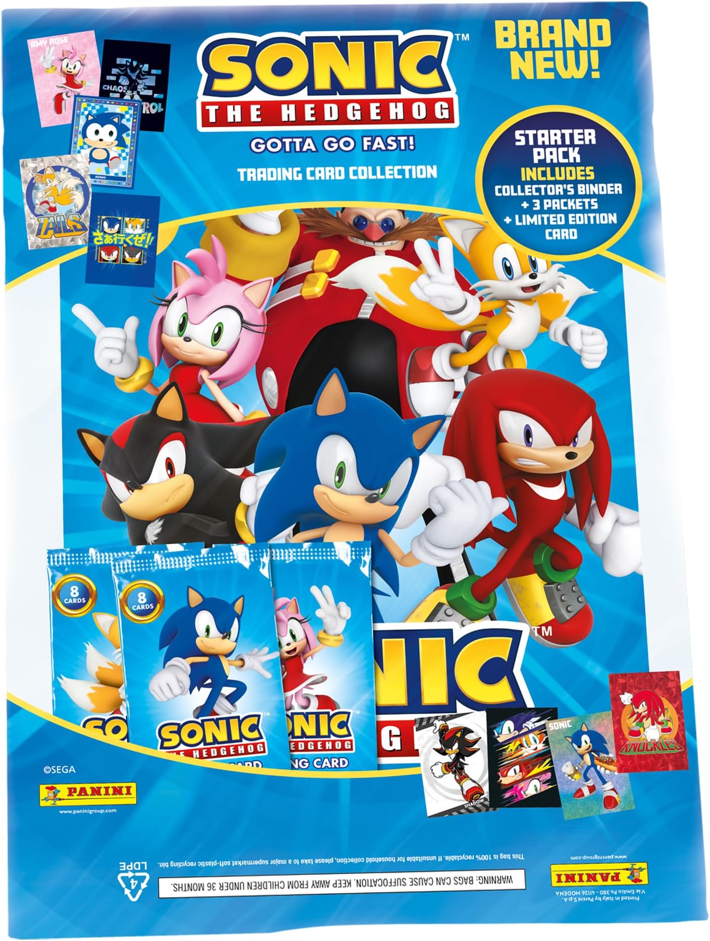 Sonic ‘Gotta Go Fast’ Trading Card Collection - Starter Pack