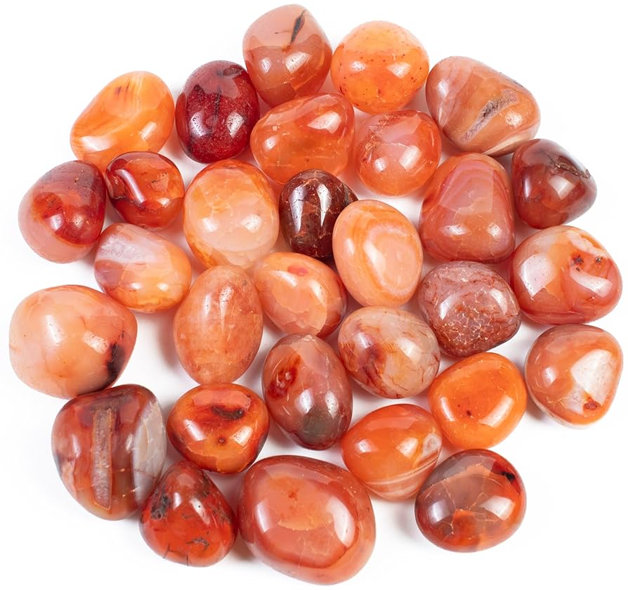ベンガラ石 Tumbled Carnelian Chrysalis Stone Carnelian | Tumbled Stone | 0.75