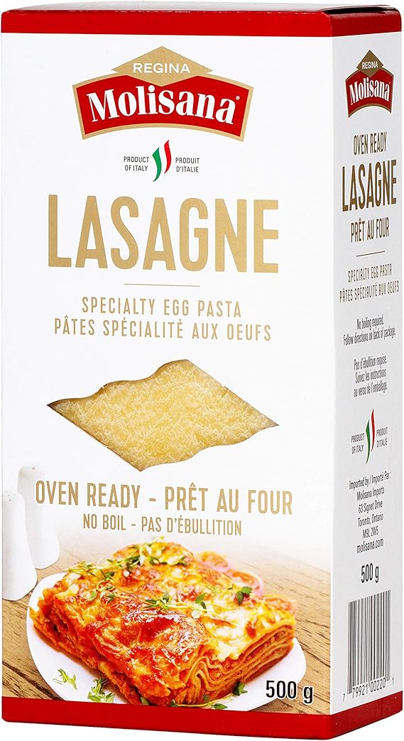 Regina Molisana Egg Lasagne, 500 Grams Amazon.ca Grocery & Gourmet Food