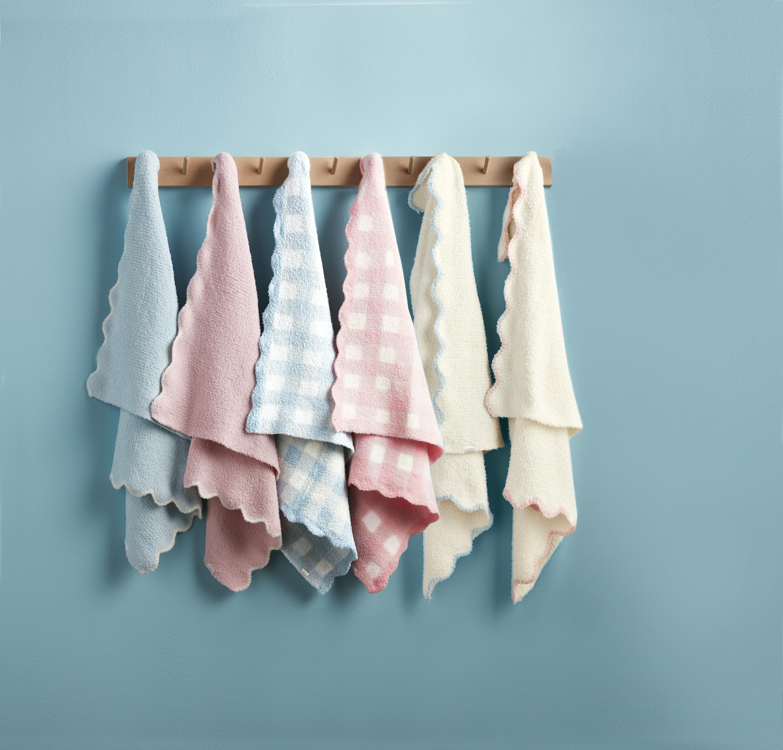 Mud Pie Kinder-Decke aus Chenille, Jakobsmuschel