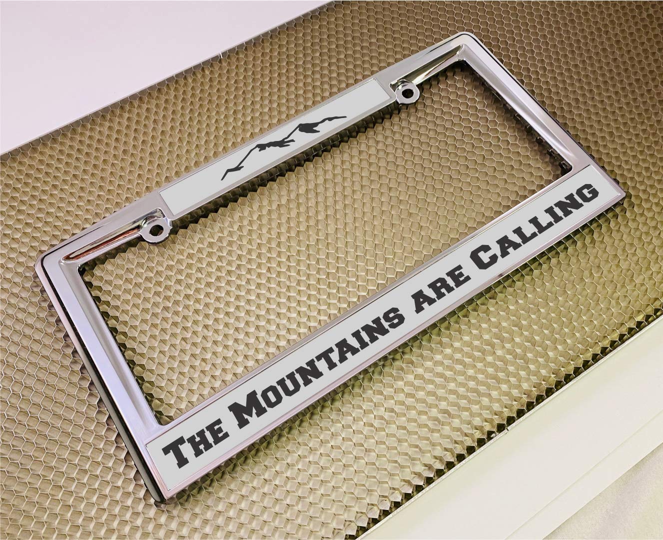 Custom Personalized Heavy Duty Chrome Metal Car License Plate Frame with Free c - Picture 71 of 132