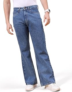 the indian garage co Men's Loose Mid Rise Jeans-picture-16