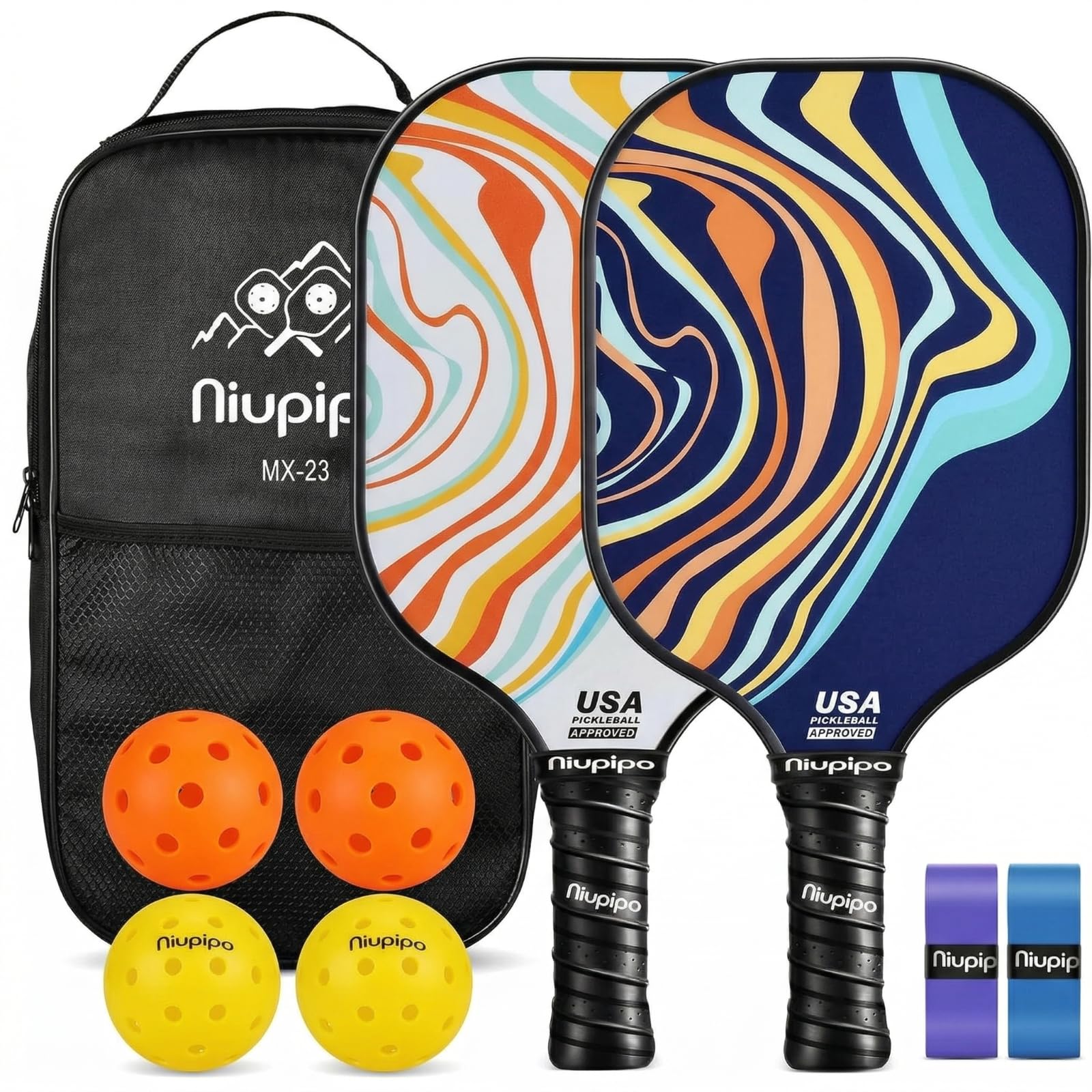 niupipo Pickleball Paddles Set