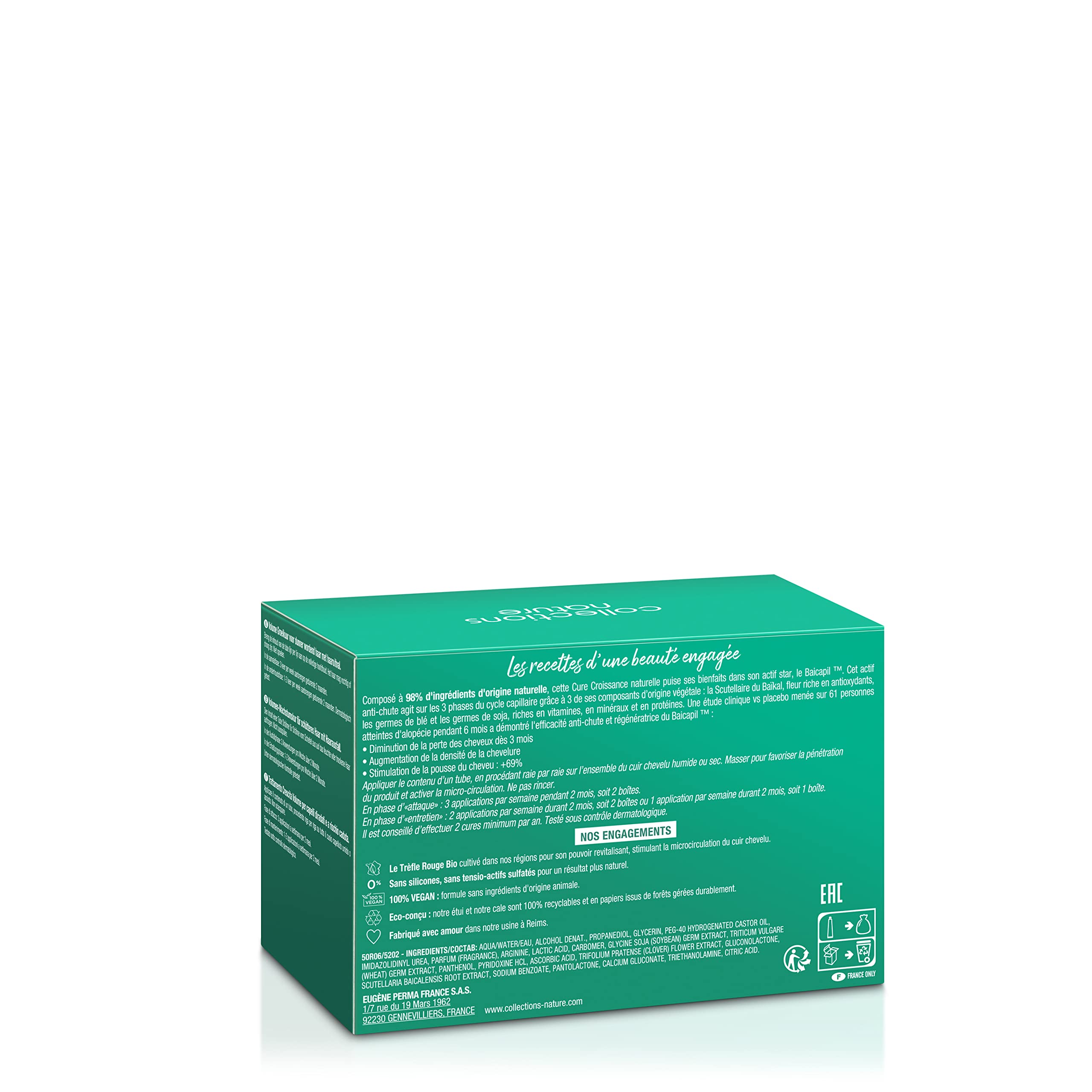 Collections Nature Cure Cure Crescita volume al quadrifoglio rosso biologico della massa centrale