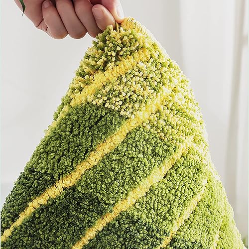 Miniatura 7 de Hsvanyr Alfombras y tapetes de cocina antideslizantes con forma de hoja, absorbentes de agua, agradables para suelo de cocina, baño, dormitorio, 15