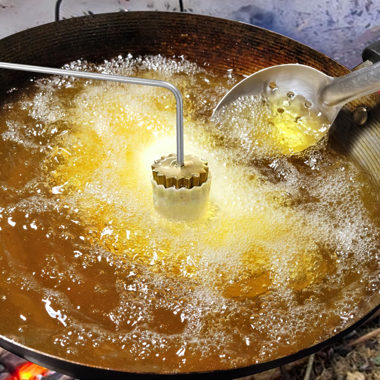 Cabilock Moule à Petite Tasse Dorée Nyonya – Antiadhésif, Haute Température, Moule à Pâtisserie, Mini Tartelettes, Gâteaux et Crêpes Maison ou Professionnel