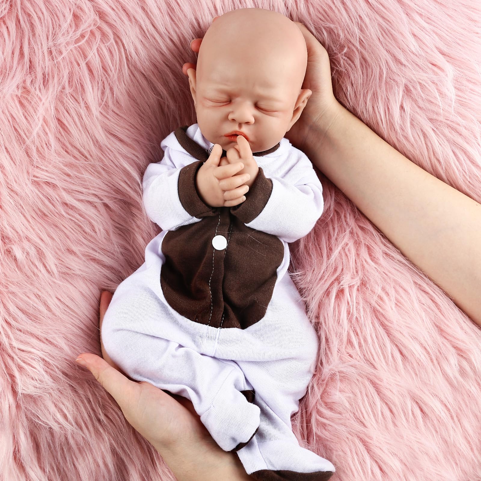 Vollence18 inch Reborn Full Body Silicone Dolls - Great Gifts for Girls. Not Vinyl Dolls. Also Children's Christmas & Birthday Gifts - Girl