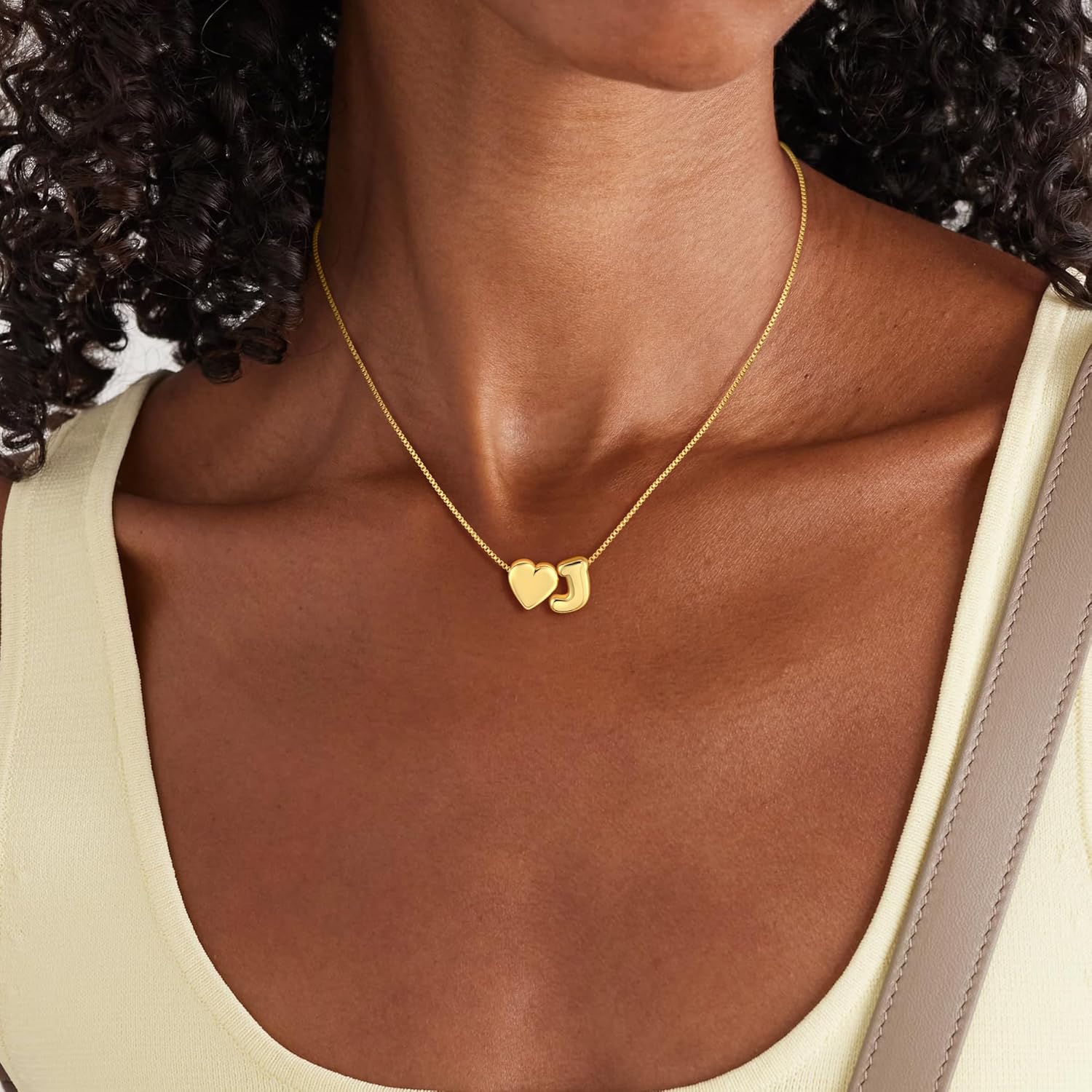 Easter Gifts for Kids Teen Girls Women - 14K Gold Plated Dainty Heart A-Z Initial Letter Necklace Teen Girls Gifts Trendy Stuff Birthday Gift for 5 6 7 8 9 10 Year Old Girls Gift - Image 5