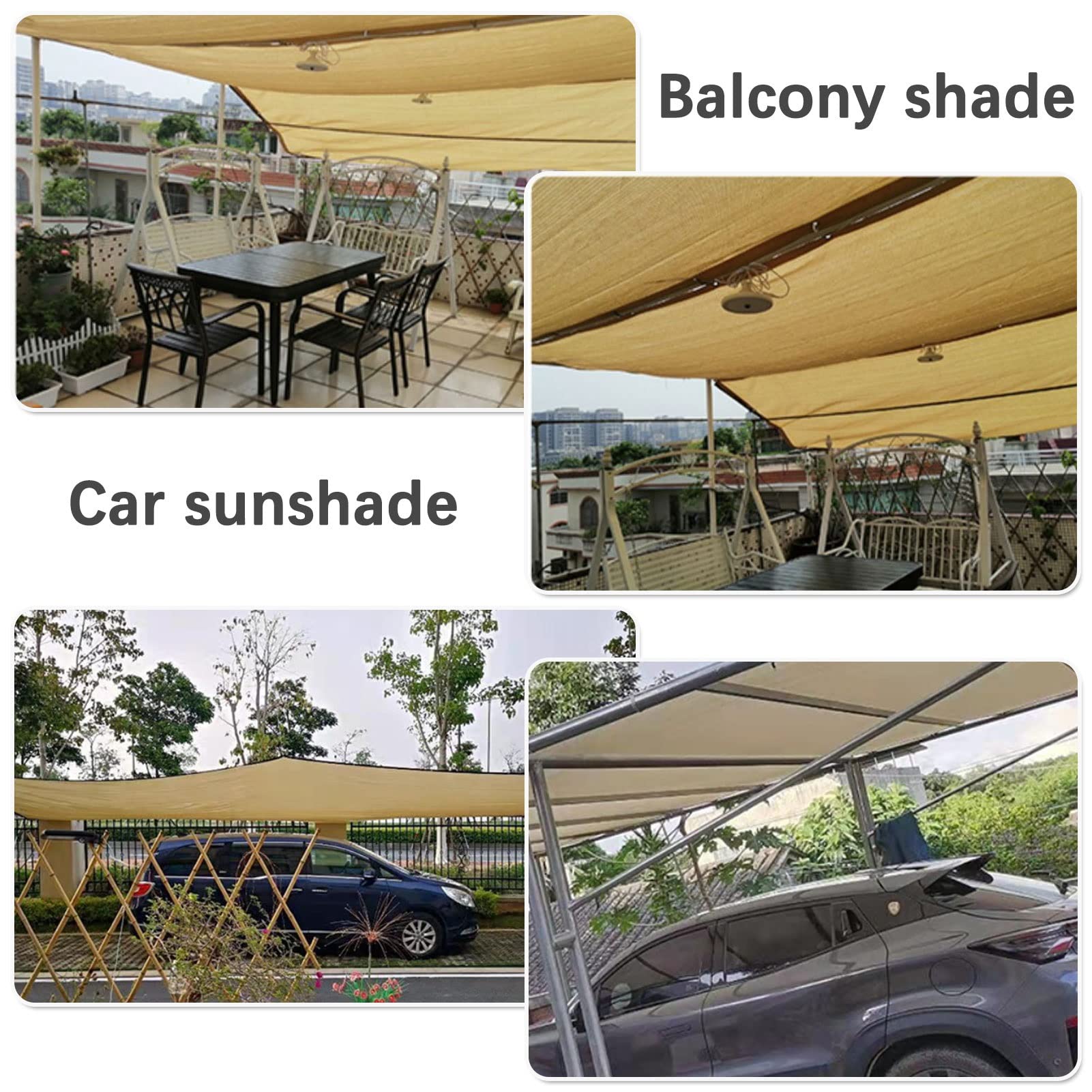 Baldachim z żywicy UV, 1,5 x 4 m, z aluminiowymi przelotkami, 95% słońca, do szklarni, osłony roślin i ogrodu, tarasu, ochrona na zewnątrz
