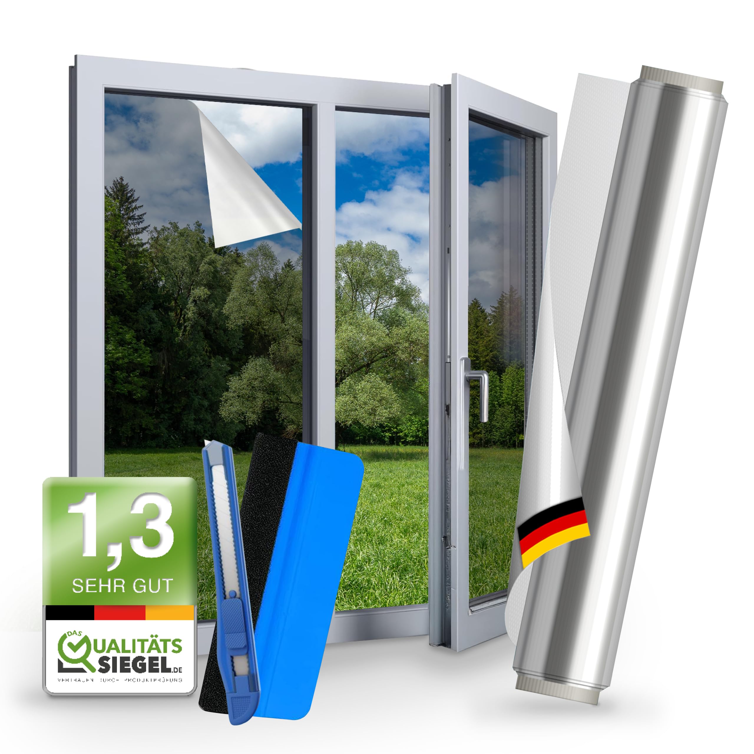 WindowShield Fensterfolie UV Sonnenschutzfolie Innen & Außen