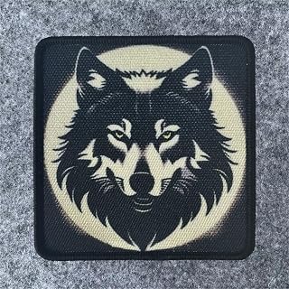 Parches de , lobo salvaje, parche con animal, parche táctico, parche militar para manualidades, ropa, bolsos, chaleco, chaqueta, mochilas