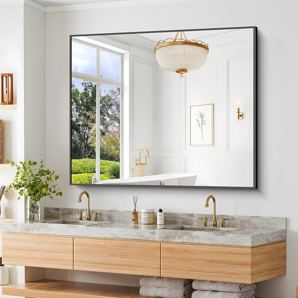 What Size Bathroom Mirror for 48 Inch Vanity: Perfect Fit Guide