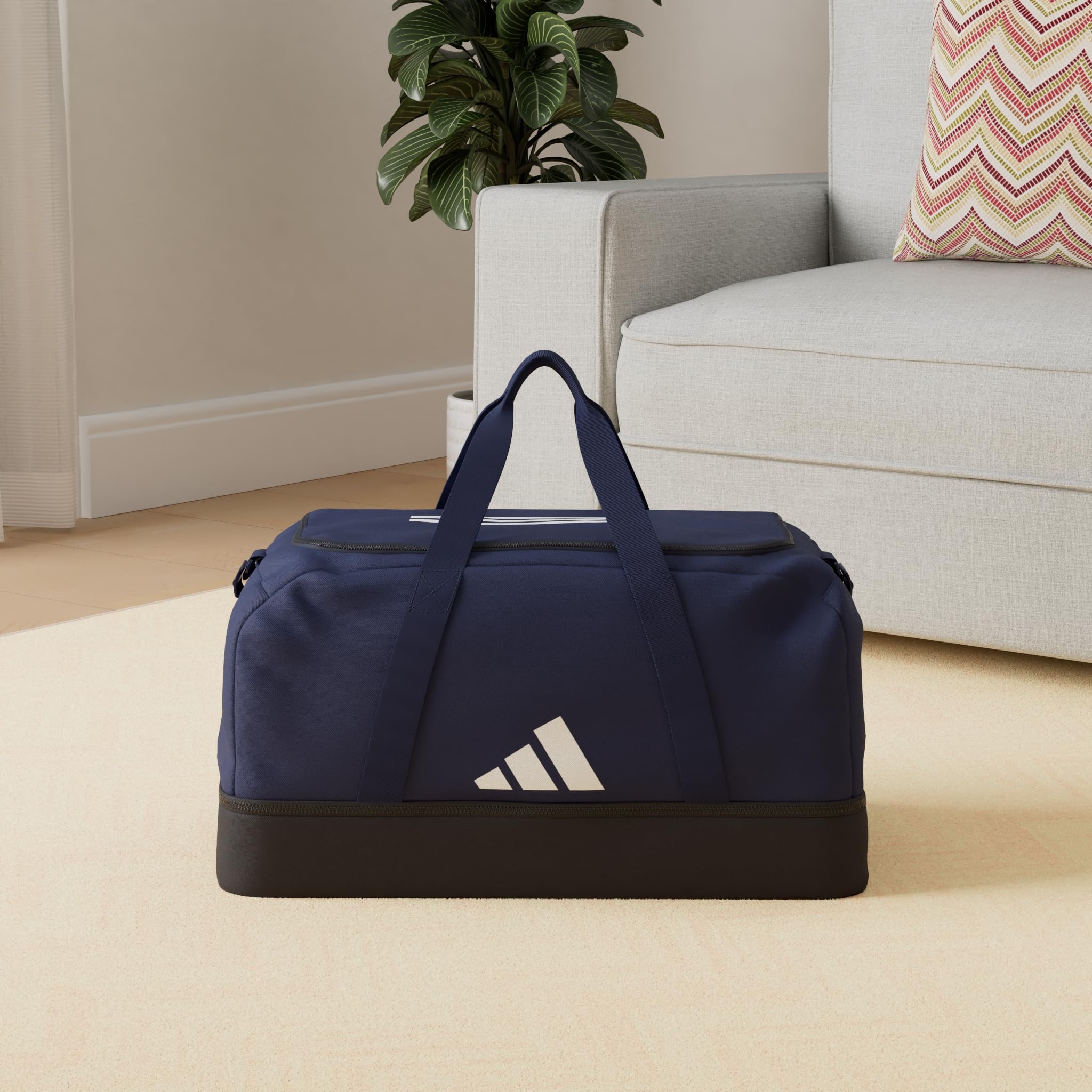 adidas Unisex - Adulto Tiro League Duffel Bag, Team Navy Blue 2 / Black/White, M